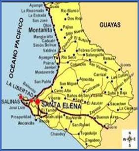 mapa donde se divisa la parroquia S.B